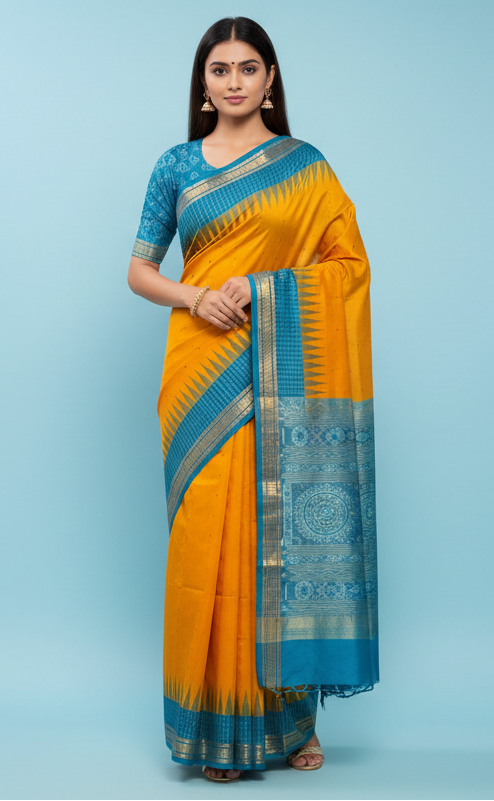 Sonepur Silk - Yellow