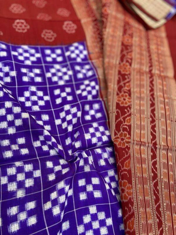 red blue saree (7)