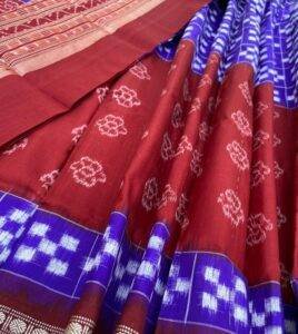 red blue saree (8)